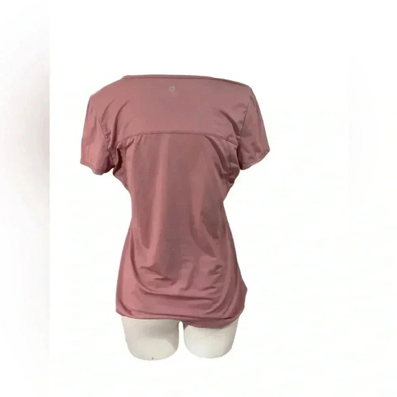 90 Degrees t shirt pink medium dusty rose office gym athletic business casual - Picture 5 of 6